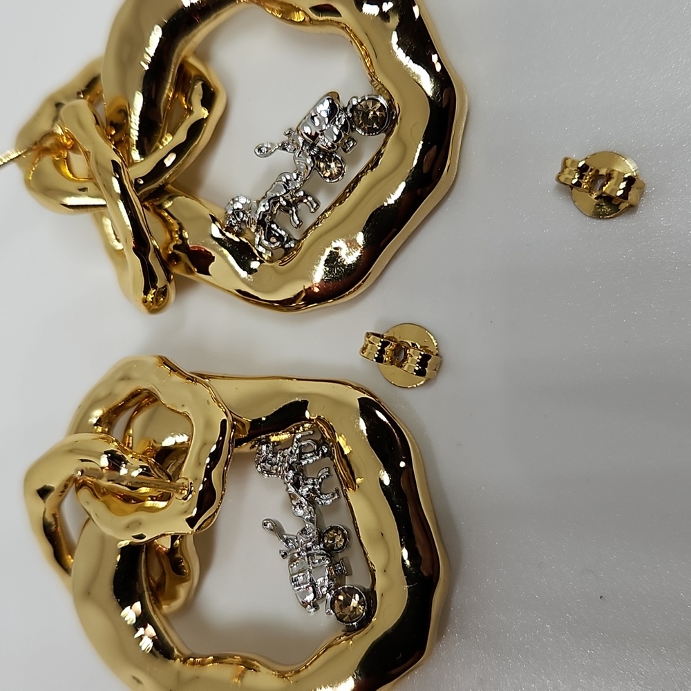 Earrings Coach/Authentic - image 4